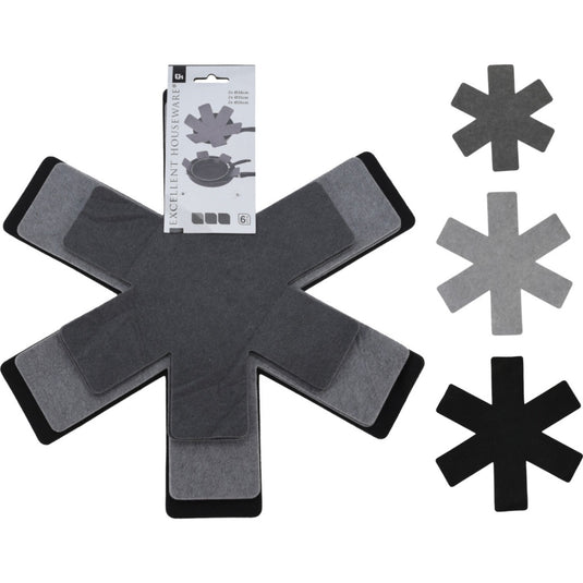 Excellent houseware panbeschermer 6 stuks 38 cm | 4 stuks