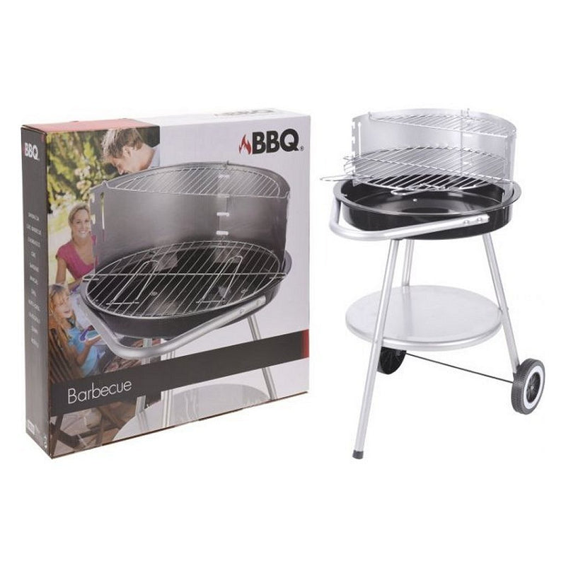 Cargue la imagen en el visor de la galería, Bbq barbecue 47x77 cm zwart rvs
