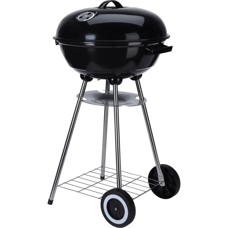 Laden Sie das Bild in Galerie -Viewer, Overige merken kogelgrill houtskoolbarbecue op wielen 46 cm zwart
