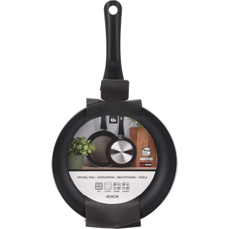 Load image into Gallery viewer, Excellent houseware koekenpan 20 cm aluminium zwart
