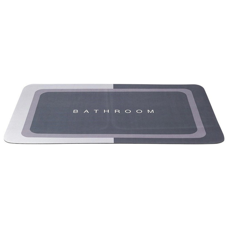 ギャラリービューアに画像をロードする, Bathroom solutions badkamermat 79.5x49.5 cm grijs
