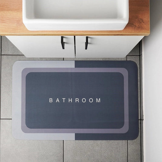 Bathroom solutions badkamermat 79.5x49.5 cm grijs