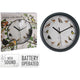 H S Collection H S Collection Wandklok met vogelgeluiden 25 cm