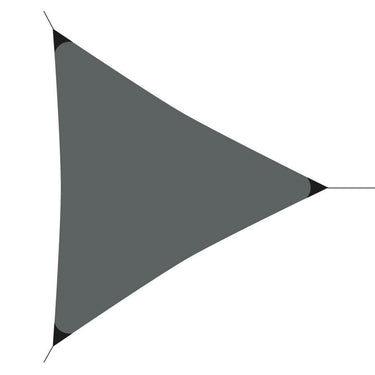 Overige merken schaduwdoek 360x360x360 cm grijs