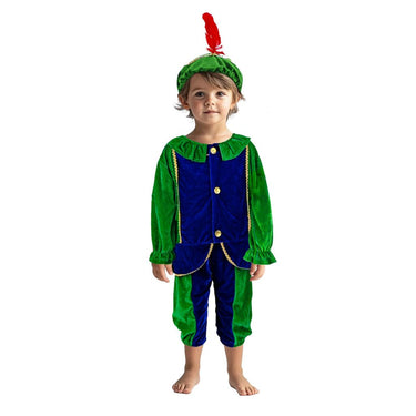 Overige merken pietenpak 98-104 groen blauw