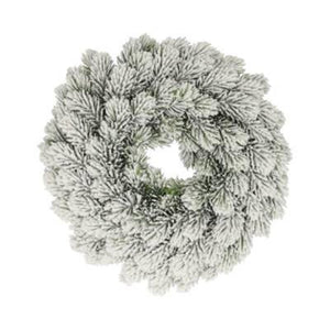 Hbx natural living krans nobilis snow h7d28cm besneeuwd