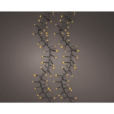 Lumineo led excellent twinkle 648 leds 100 cm zwart warm wit licht