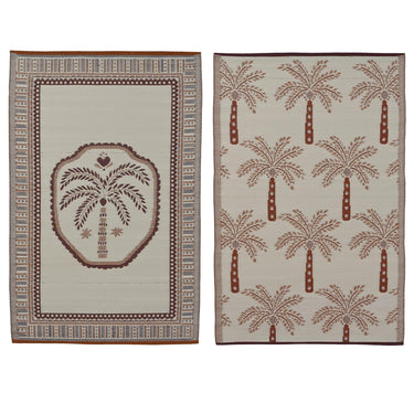 Decoris kleed polypropyleen l121cm 2 assorti binnen en buiten