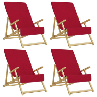 Vidaxl strandhanddoeken 4 st 400 g m² 60x135 cm stof bordeauxrood