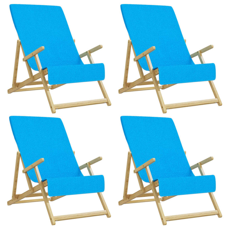 Load image into Gallery viewer, Vidaxl strandhanddoeken 4 st 400 g m² 60x135 cm stof turquoise
