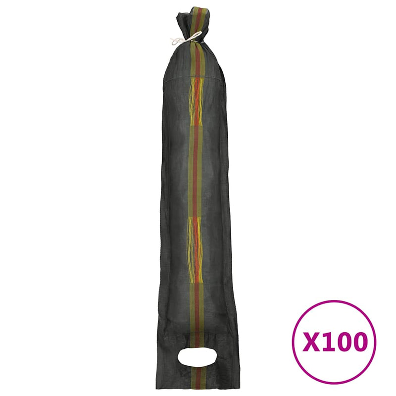 Load image into Gallery viewer, Vidaxl zandzakken 100 st 103x25 cm hdpe donkergroen

