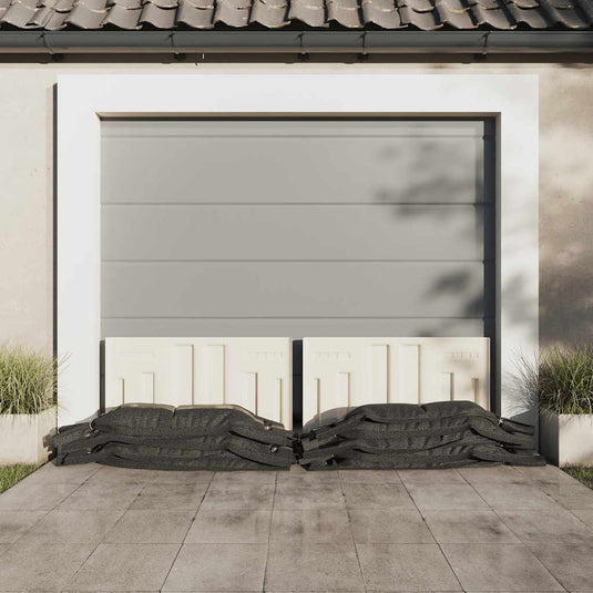 Vidaxl zandzakken 100 st 103x25 cm hdpe donkergroen