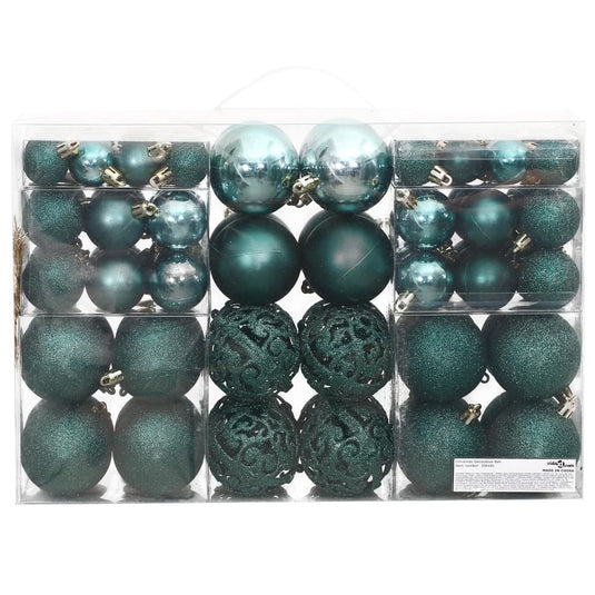 VidaXL Kerstballen 100 st 3 4 6 cm groen