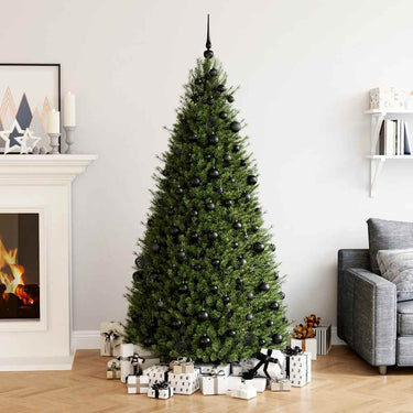 Vidaxl 111-delige kerstballenset polystyreen zwart
