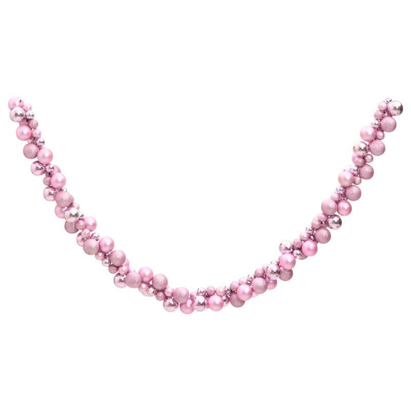 Load image into Gallery viewer, VidaXL Kerstslinger ballen 175 cm polystyreen roze
