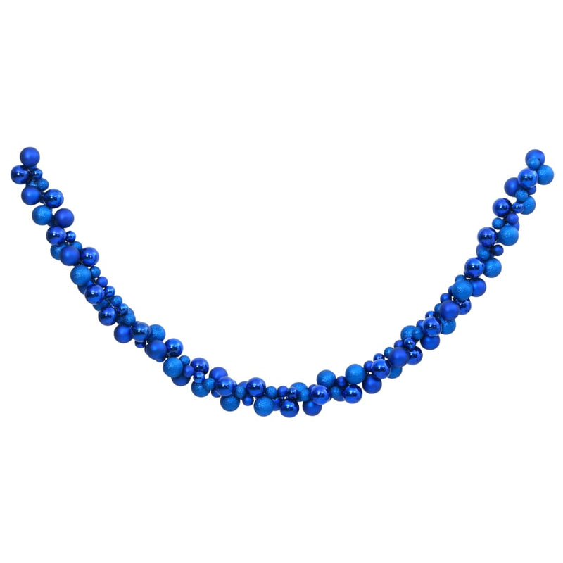 Load image into Gallery viewer, VidaXL Kerstslinger ballen 175 cm polystyreen blauw
