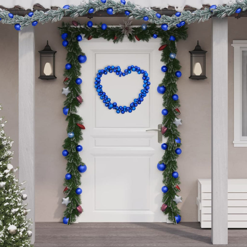 Load image into Gallery viewer, VidaXL Kerstslinger ballen 175 cm polystyreen blauw
