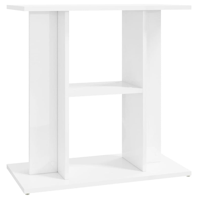 Load image into Gallery viewer, Vidaxl aquariumstandaard 60x30x60 cm bewerkt hout hoogglans wit
