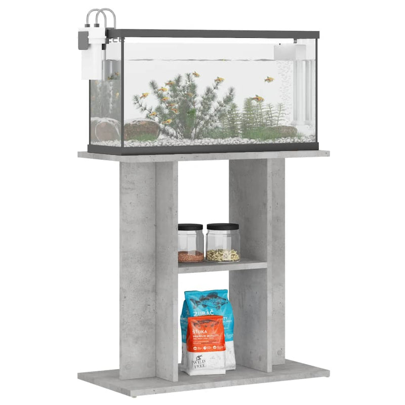 Load image into Gallery viewer, Vidaxl aquariumstandaard betongrijs 60x30x60 cm bewerkt hout

