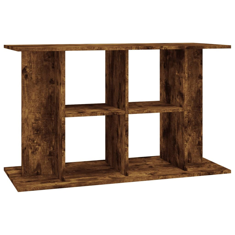 Load image into Gallery viewer, Vidaxl aquariumstandaard 100x40x60 cm bewerkt hout gerookt eikenkleur
