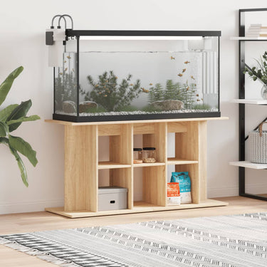 Vidaxl aquariumstandaard sonoma eiken 120x40x60 cm bewerkt hout