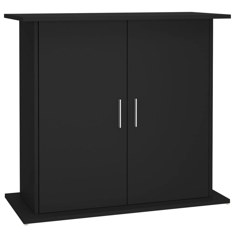 Load image into Gallery viewer, Vidaxl aquariumstandaard 81x36x73 cm bewerkt hout zwart

