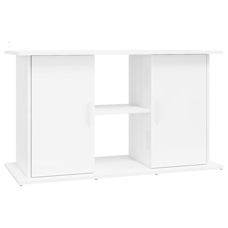 Load image into Gallery viewer, Vidaxl aquariumstandaard 101x41x58 cm bewerkt hout hoogglans wit
