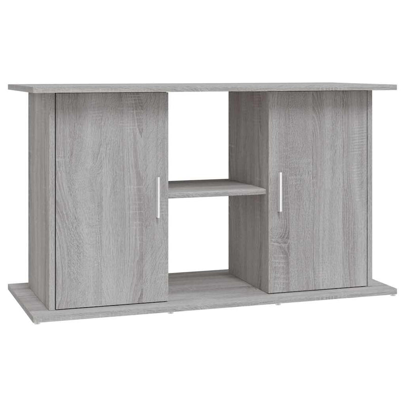 Load image into Gallery viewer, Vidaxl aquariumstandaard 101x41x58 cm bewerkt hout grijs sonoma eiken
