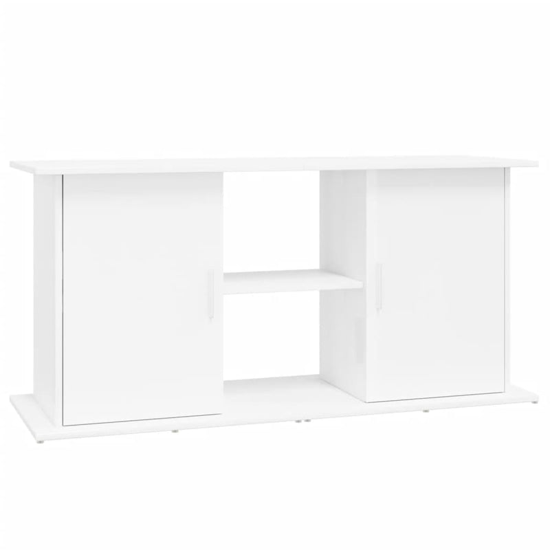 Load image into Gallery viewer, VidaXL Aquariumstandaard 121x41x58 cm bewerkt hout hoogglans wit

