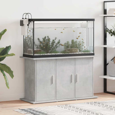 Vidaxl aquariumstandaard betongrijs 101x41x58 cm bewerkt hout