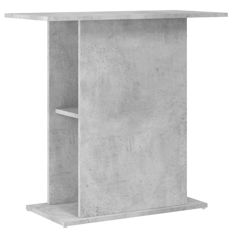 Load image into Gallery viewer, Vidaxl aquariumstandaard 75x36x72,5 cm bewerkt hout betongrijs
