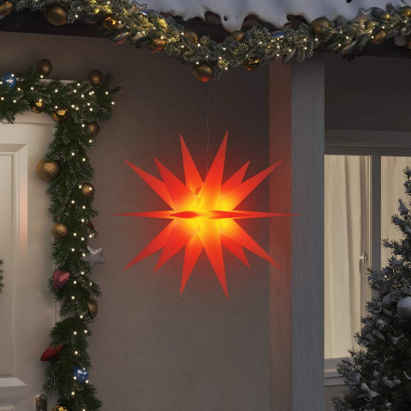 Load image into Gallery viewer, Vidaxl kerstlamp met led inklapbaar 100 cm rood
