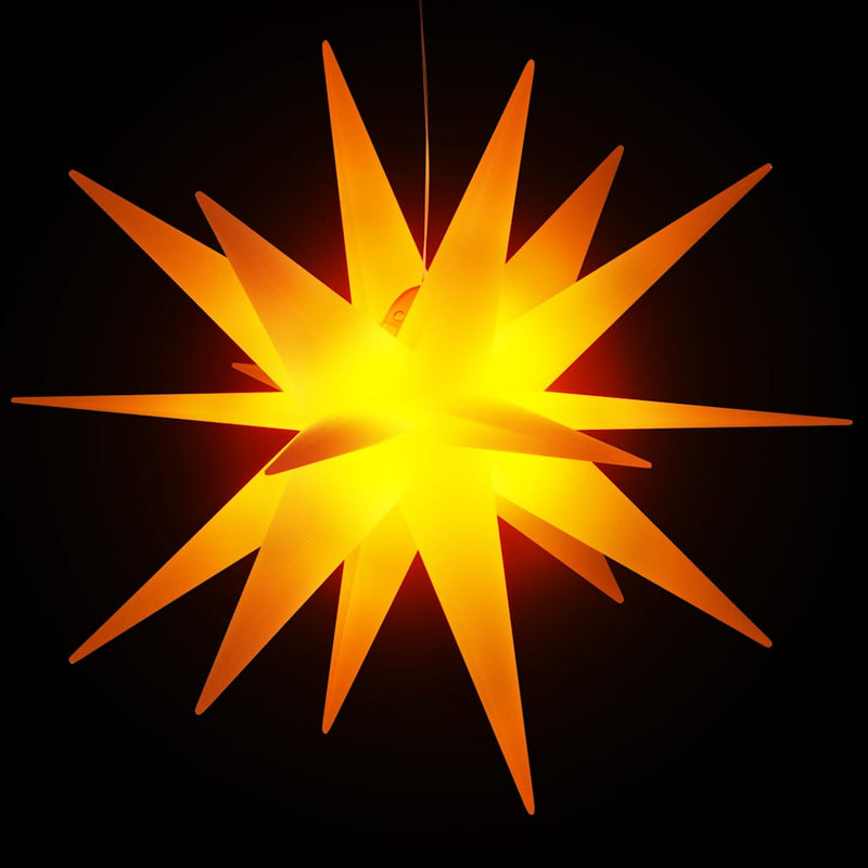 Load image into Gallery viewer, Vidaxl kerstlamp met led inklapbaar 100 cm geel
