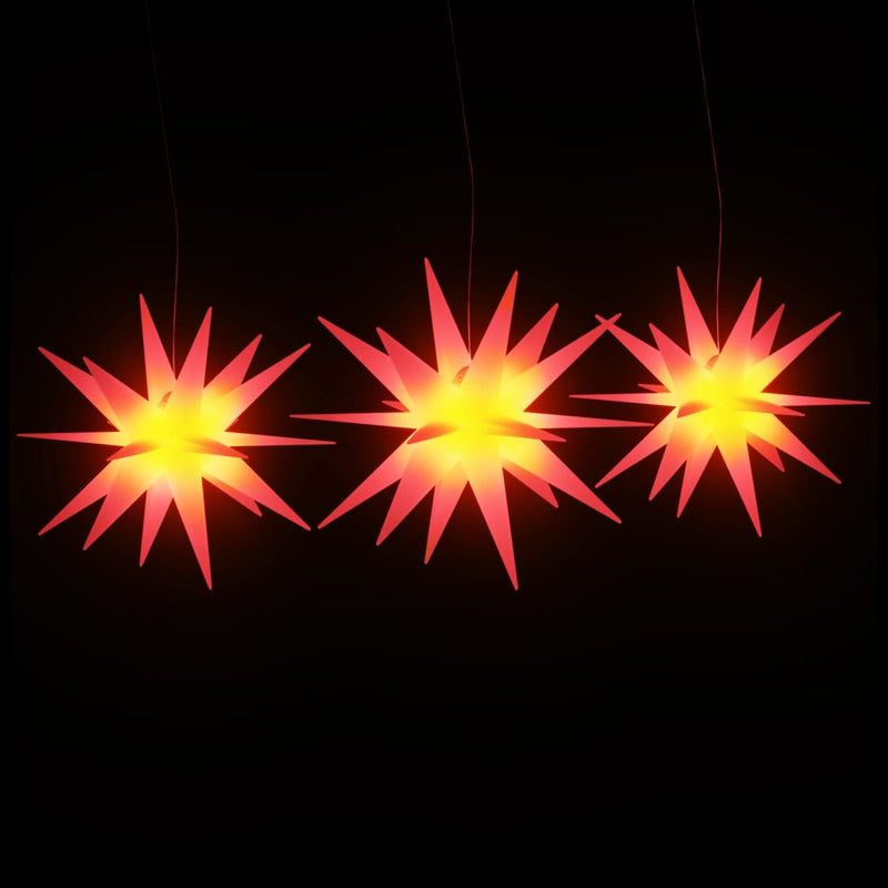 Load image into Gallery viewer, Vidaxl kerstlampen met led's 3 st inklapbaar rood
