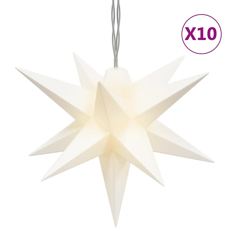 Load image into Gallery viewer, Vidaxl kerstlamp 10 led's 10 cm wit
