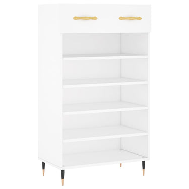 Vidaxl schoenenkast 60x35x105 cm bewerkt hout wit