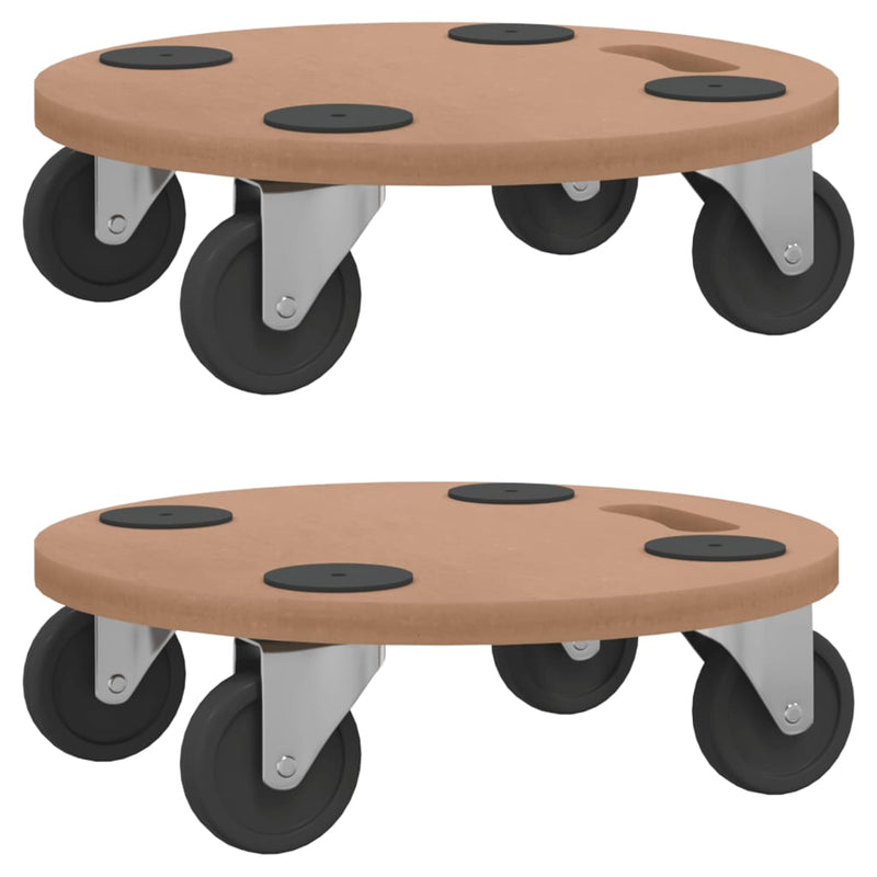 Load image into Gallery viewer, Vidaxl meubelhondjes 2 st rechthoekig bewerkt hout
