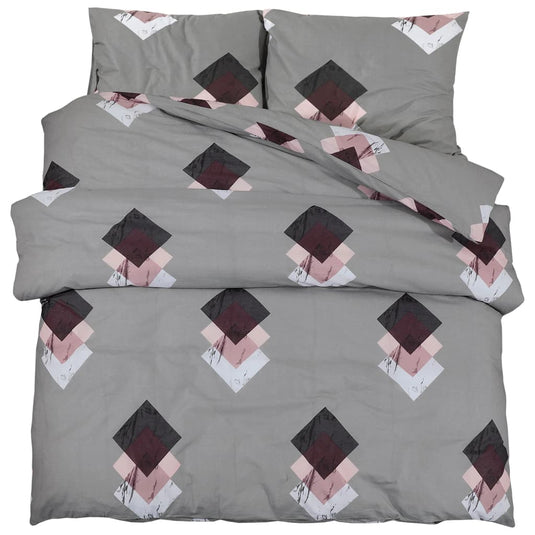 Vidaxl dekbedovertrekset 260x240 cm katoen meerkleurig