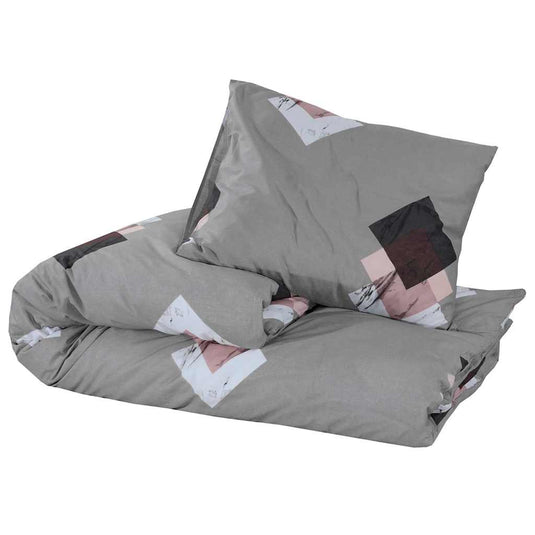 Vidaxl dekbedovertrekset 155x220 cm katoen meerkleurig