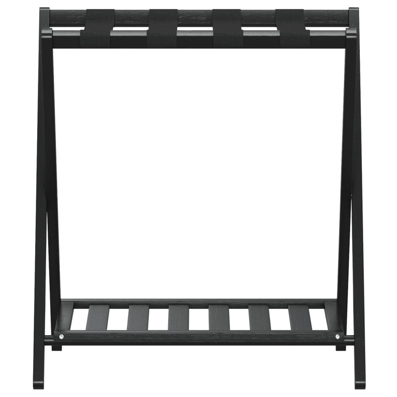 Load image into Gallery viewer, Vidaxl bagagerek 68x38x58 cm bamboe zwart
