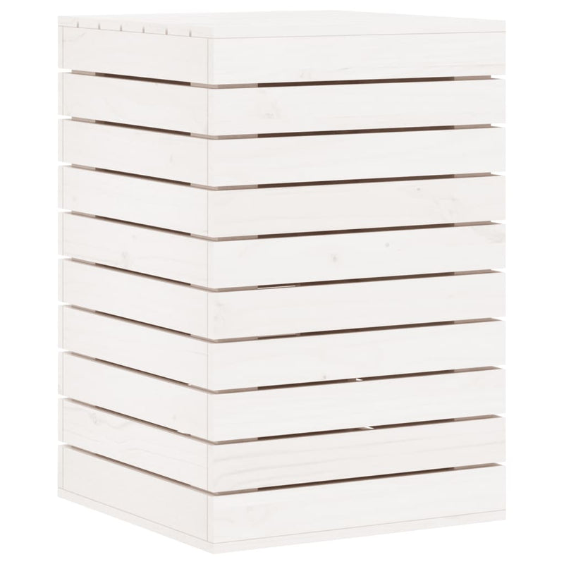 Load image into Gallery viewer, Vidaxl wasmand 44x44x66 cm massief grenenhout wit
