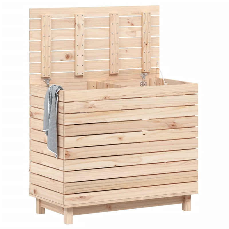Load image into Gallery viewer, Vidaxl wasmand 88,5x44x76 cm massief grenenhout

