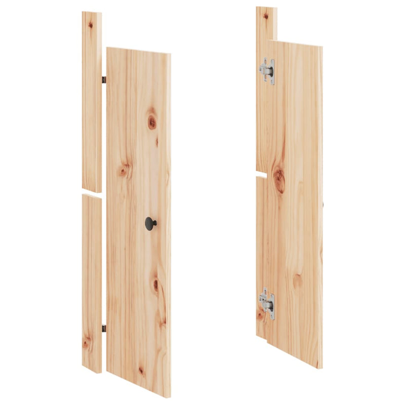 Load image into Gallery viewer, Vidaxl kastdeurtjes voor buitenkeuken 50x9x82 cm massief grenenhout
