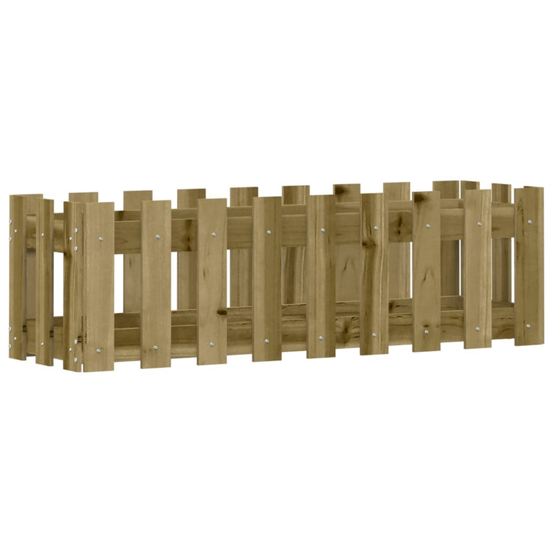 Load image into Gallery viewer, Vidaxl plantenbak verhoogd hekontwerp 100x30x30 cm geïmpregneerd hout
