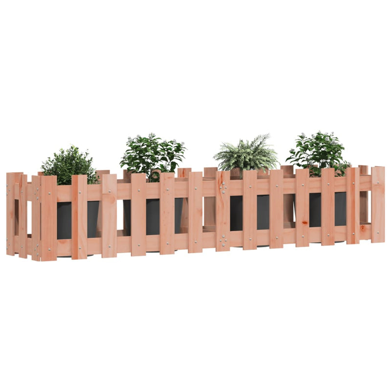 Load image into Gallery viewer, Vidaxl plantenbak verhoogd hekontwerp 150x30x30 cm massief douglashout
