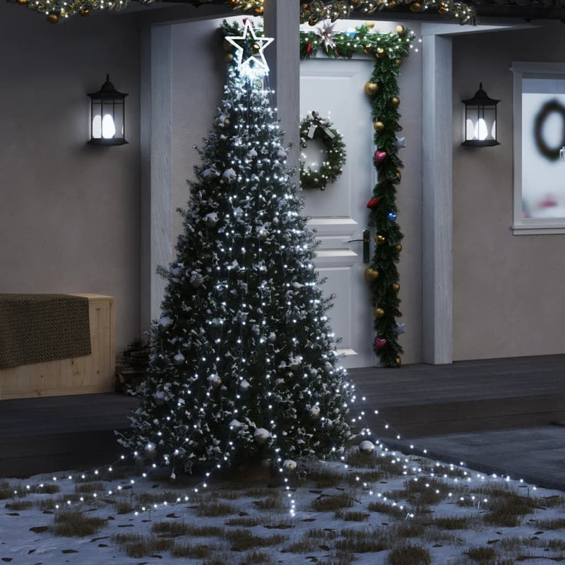 Load image into Gallery viewer, Vidaxl kerstboomverlichting 320 koudwitte led's 375 cm
