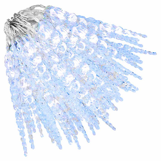 VidaXL Kerstverlichting ijspegels 200 koudwitte LED's 20 m acryl PVC