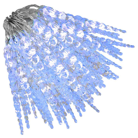 Vidaxl kerstverlichting ijspegels 200 blauwe led's 20 m acryl pvc