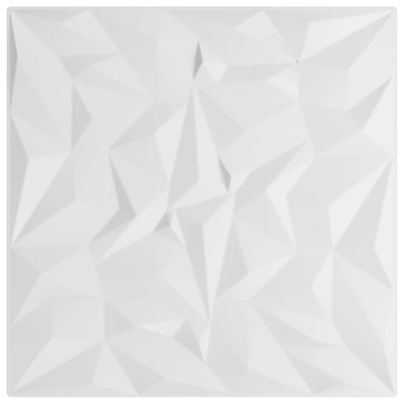 Load image into Gallery viewer, Vidaxl 12 st wandpanelen amethist 3 m² 50x50 cm xps wit
