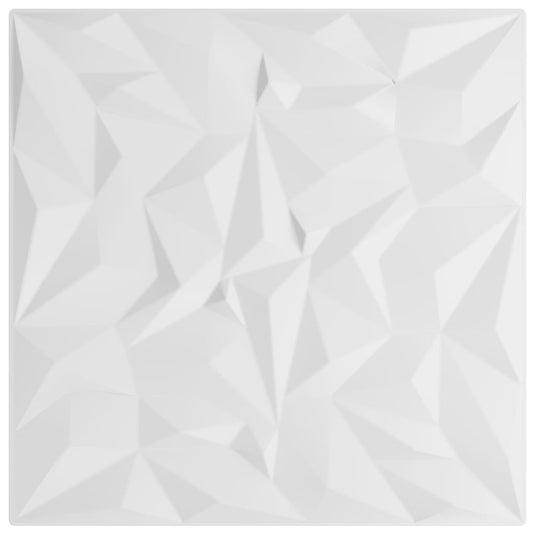 Vidaxl 24 st wandpanelen amethist 6 m² 50x50 cm xps wit